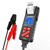 Tester akumulatorów samochodowych KONNWEI KW720 z wbudowaną drukarką Analizator uniwersalny baterii 6V/12V/24V Test ładowania/rozruchu