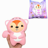 2PCS Amourie Meowpie Squishy Squirrel Slow Rising Animal 16cm Squeeze Gift Collection With Packing