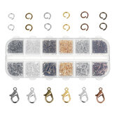 DIY застежка-лобстер, открывающееся кольцо, набор ювелирных аксессуаров для ожерелий, браслетов, ювелирных изделий