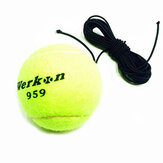 Bola de tênis de treinamento de profissão com linha elástica alta para dispositivo de exercício de tênis para iniciantes