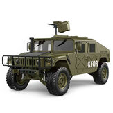 HG P408 Padrão 1/10 2.4G 4WD 16CH 30km/h RC Modelo Carro US4X4 Caminhão Veículo Militar sem Bateria Carregador