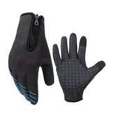 Прохладные перчатки CoolChange полного пальца для велосипедного и мотоциклетного спорта, ветрозащитные, с сенсорным экраном и антискользящим покрытием для езды на велосипеде.