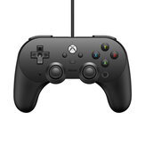 8Bitdo Pro 2 Gamepad con cable USB para Xbox Series X S para consola de juegos Xbox One Windows PC Controlador de juegos con vibración y joystick con puerto de auriculares de 3,5 mm