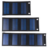 4.5W/6W/7.5W Solarmodul-Ladegerät mit USB-Ausgang 5V, wasserdichter Rucksack und mobiles Power-Bank