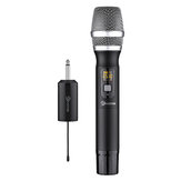 UHF 25 Channel Wireless Handheld Microphone Mic System Home KTV Karaoke Speech Mic Receiver