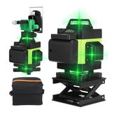16 Linien Grüner Licht-Laser-Nivellierer horizontal & vertikal mit mobiler App-Steuerung und zwei Batterien