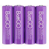 4Pcs ISDT 1.2V 2000mAh Rechargeable AA Ni-MH Batterie pour ISDT C4 N8 Chargeur