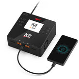 ISDT K2 AC 200W DC 1000W 20A Dual Channel Balance Lipo Charger Discharger for Lipo NiMh Pb Battery