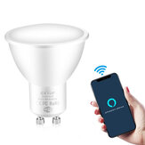EXUP GU10 5W Wifi Smart Bulb Colorful RGB Cold White Warm White 100-240V APP Control Work With Google Home Alexa