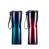 Kiss Kiss Fish MOKA Smart Cup OLED Temperature Vacuum Flasks Thermoses with Leather Rope Mug