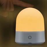 Taşınabilir 3 W USB Şarj Edilebilir Dokunmatik Sensör LED Gece Işık Dim RGBWW Başucu Kampçılık Lamba
