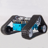 Kittenbot DIY RC Robot Car Tank Plastic Crawler Belt Educational Kit With DC Motor