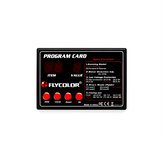 Cartão do programa Flycolor para o ESC do barco RC, Controlador eletrônico de velocidade Peças de reposição