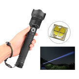 Latarka XANES® 1282 XHP70 LED 3 tryby ładowana przez USB z teleskopowym zoomem LED 18650/26650
