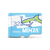 MIXZA Shark Edición Tarjeta de Memoria 32GB Tarjeta Micro SD de Clase 10 para Smartphone Cámara MP3