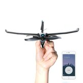 TOBYRICH SmartPlane Pro FPV Smartphone-gesteuertes Mini-RC-Flugzeug mit 5,8 GHz 40CH 720 * 576 FPV-Kamera Bluetooth-Flugzeug für den Innenbereich Unterstützung iOS & Android mit Joystick für Anfänger 
