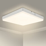 24W квадратная потолочная лампа волнистый узор 4000K теплый белый 40LED АС160~265V IP54