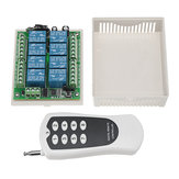 8-CH DC 12V Wireless Relay RF Switch 1000m Control remoto Switch Transmisor + Receptor