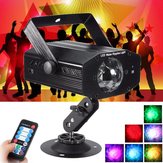 Sound Active Water Wave RGB 7 Color LED Projector Stage Light DJ Disco Party