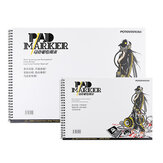 A4 A5 32 Sheets Marker Book Student Coloring Design Notebook Set Sketch Draw Book School Stationery Painting Supplies