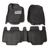 Full-Encased Leather Indentation Car Floor Mat Front Rear Liner Waterproof Mat For Toyota RAV4 13-16