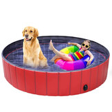 Πισίνα με διπλώσεις 160cm για κατοικίδια - Αναδιπλούμενη πισίνα για σκύλους,γάτες και παιδιά
