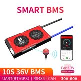 DALY BMS 10S 36V 30A 40A 60A 3.7V 18650 BMS Bluetooth 485 naar USB-apparaat NTC UART-software Togther Lion LiFepo4-batterij BMS