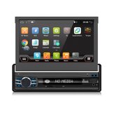 YUEHOO YH-214 7 pouces 1 DIN Android 10.0 Navigation de voiture MP5 écran tactile rétractable Radio stéréo 8 cœurs 1 + 32G/2 + 32G WIFI 4G