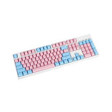 111 Keys Color Matching Keycap Set OEM Profile ABS Two-Color Injection Keycaps for Mechanical Keyboard