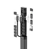 BUDI Többfunkciós okos adapter kártya Tároló adatkábel USB doboz Multi-Cable SIM KIT TF kártya memóriakártya olvasó Számítógépes kiegészítők MacBook-hez iPhone 12-hez Samsung Galaxy Note S20 ultra Huawei Mate40 OnePlus 8 Pro OPPO