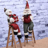 Christmas Decorations Santa Claus Klimmen Ladder Ornament Decoratie Holiday Gift 