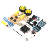 Geekcreit® DIY L298N 2WD Ultrasonic Smart Tracking Moteur Robot Car Kit for Arduino - products that work with official Arduino boards