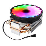 DC 12V Colorful Подсветка 120мм Вентилятор охлаждения процессора ПК Радиатор для Intel / AMD Для ПК Компьютер Чехол 