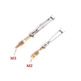 10 PCS M2 M3 Linkage +Copper Screw Servo Pull Rod Connector Kit Metal Iron Flat Clamp for Fixed Wing RC Airplane Car Boat DIY Accessories