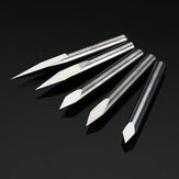 5pcs 3.175mm Shank 0.1mm 15/20/30/45/60 Degree Tungsten Steel Engraving Bits CNC Tool