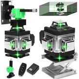 Livella laser a luce verde super potente con 16 linee 360° orizzontali e verticali, autolivellante con croce