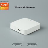 Tuya ذكي Wireless Mini بلوتوث Mesh + ZB Multi-Mode Gateway Network التحكم عن بعد مراقبة ذكي الأجهزة