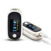BOXYM USB-wiederaufladbarer Oxmitro SpO2 Fingerpulsmesser USB-Kabel OLED-Display Finger-Oximeter zur Blutsauerstoffsättigungsmessung