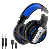 Bonks G1 Casque sans fil Bluetooth Casque de jeu avec microphone Light Surround Sound Bass Écouteurs pour PS4 Xbox 1 PC portable professionnel Gamer