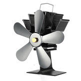 5-лопастный вентилятор для дровяной печи, работающий от тепла, тихий и экологически чистый