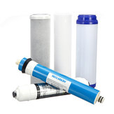RO 5 Stage Reverse Osmosis Full Replacement Water Filter Kit + 75 GPD Membrane