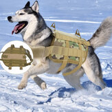 Собачий жилет Тактическая армейская лента для собак Военная собачья одежда Подсумковый поводок для тренировки собак на открытом воздухе