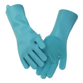 Magic σιλικόνης γάντια από καουτσούκ για πλύσιμο πιάτων Γάντια μαγειρικής καθαρισμού Ανθεκτικό στη θερμότητα Εργαλείο κουζίνας