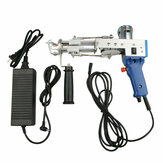 Cut Pile Tufting Guns Teppichweberei Beflockungsmaschine Set Handgehaltene elektrische Stanznadel Schleifenflor-Teppich-Werkzeuge