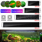 30/40/60/90cm ضوء أحواض السمك LED مع تعتيم دقيق SMD2835 لمبة نباتات الماء AC100-240V