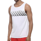 Fashion Printted Running Sports Sleeveless Vest Casual Quick Drying Fitness Tops