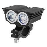 Pair 12/24V 20W 6000K Eagle Eye Styling LED Spotlight Motorcycle Headlight Auxiliary Fog Lamp 