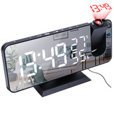 Relógio de alarme digital LED Projetor eletrônico de relógio de alarme Projeção digital no desktop Relógio inteligente de cabeceira em casa