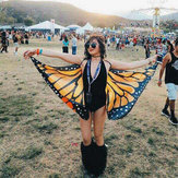 Honana WX-90 Butterfly Wing Bohemian Chiffon Beach Towel Women Shawl Skirt Tapestry