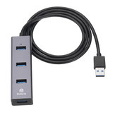 BIAZE Hub21 Hub USB 3.0 haute vitesse vers adaptateur de concentrateur USB 3.0 à 4 ports 1M